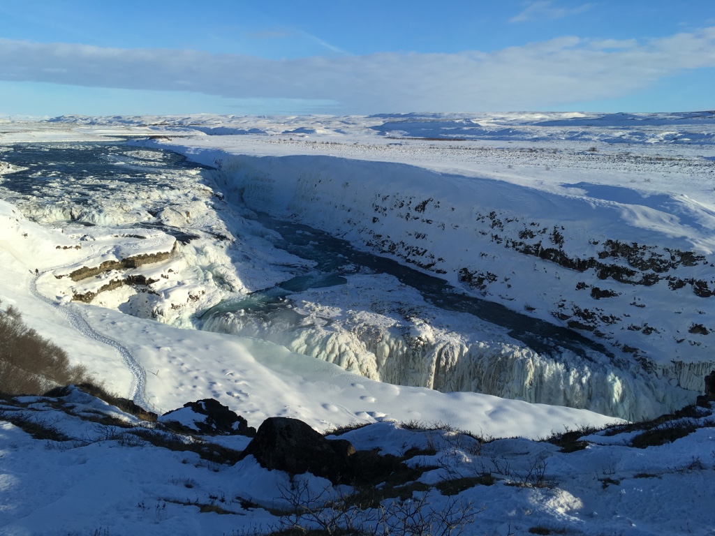 Gullfoss Wasserfall Golden Circle Island